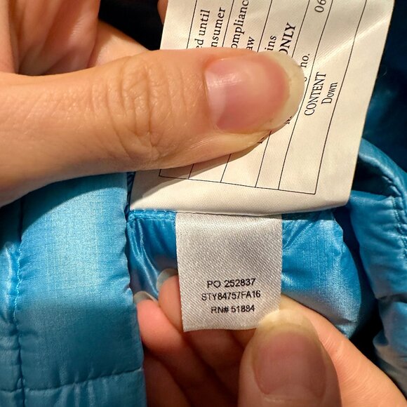 Patagonia Men’s Ultralight Down Jacket - Medium - Jet Blue - Excellent Condition - Picture 6 of 6